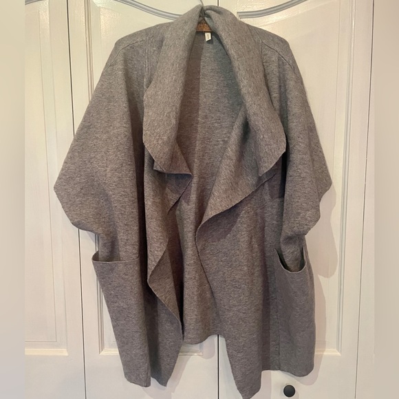 Moth Sophie grey waterfall cardigan Anthropologie - Picture 3 of 5